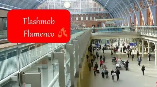 The world of Hispanic Culture 26 Flashmob flamenco en Londres