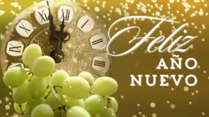 Happy New Year with 12 grapes