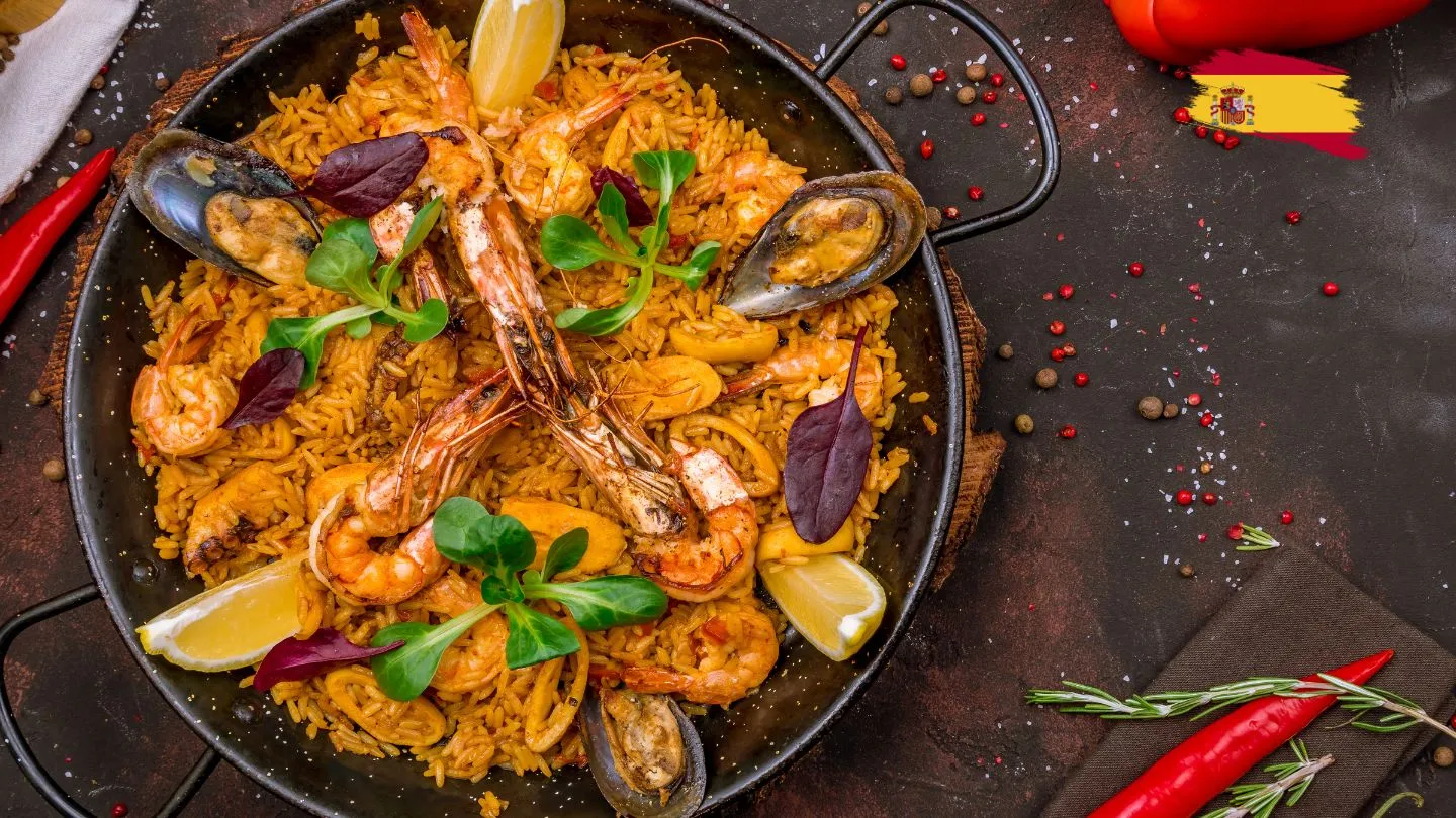 Saborear los sabores de la cocina española 2 Paella