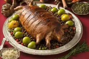 Museos y Arte en Colombia 403 Receta de lechona: el espectáculo culinario colombiano de bondad de cerdo asado