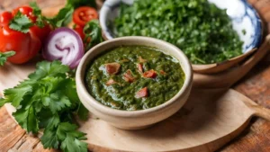 Receta de mangú: la delicia icónica de plátano de República Dominicana 133 Receta de chimichurri: una sabrosa danza de hierbas y ralladura de la República Dominicana
