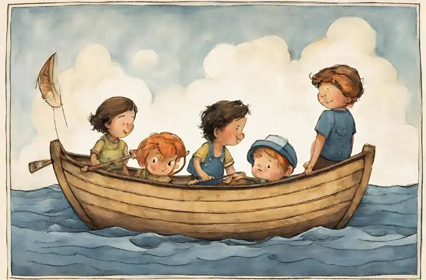 Niños 163 Rema, rema, rema tu barca